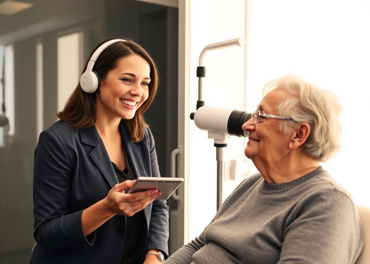 Audioprothésiste en consultation à Paris